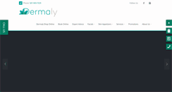 Desktop Screenshot of dermaly.com
